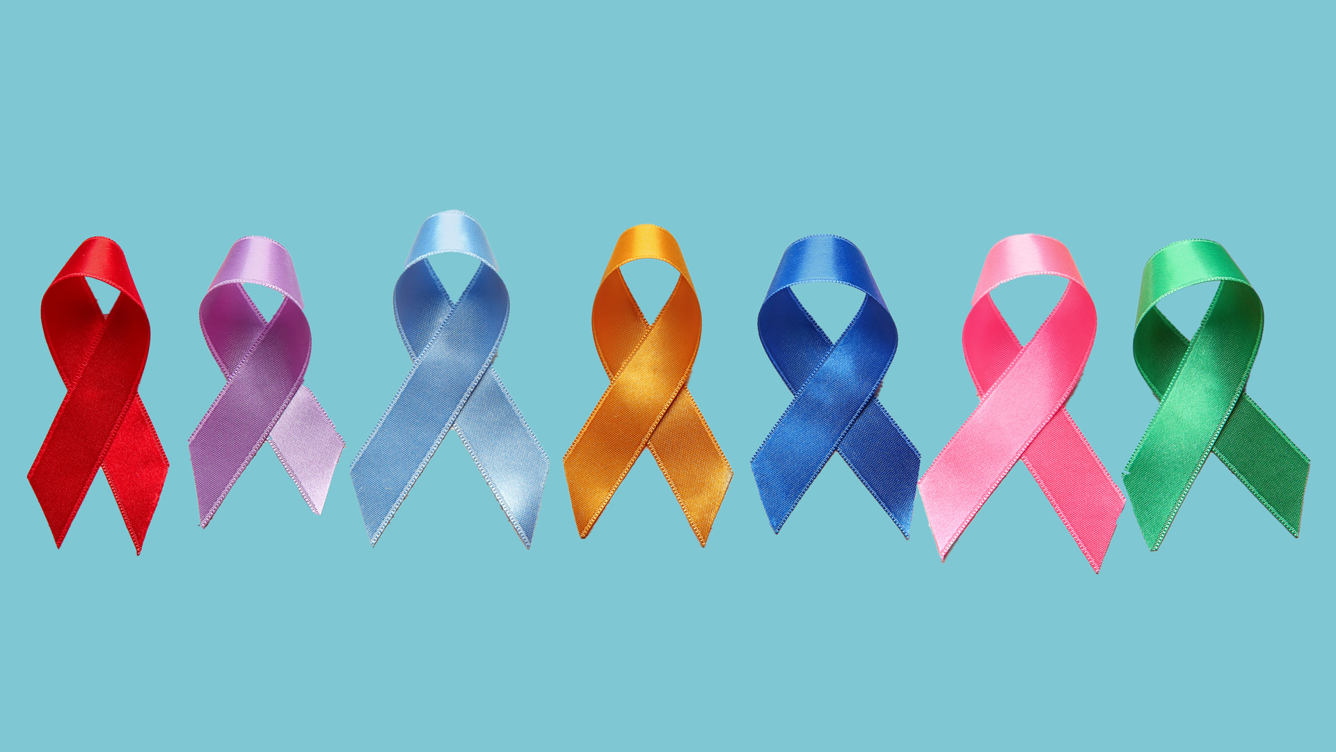 Diverse Symbole für spezifische Krebsarten